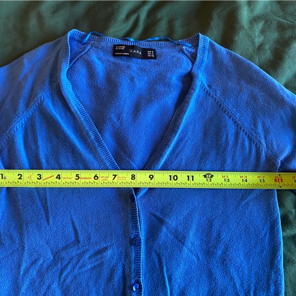 Zara V Neck Cardigan - Small - Picture 6 of 7